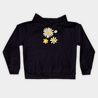 Daisies Retro Since Positive Flora Minimalist Kids Hoodie